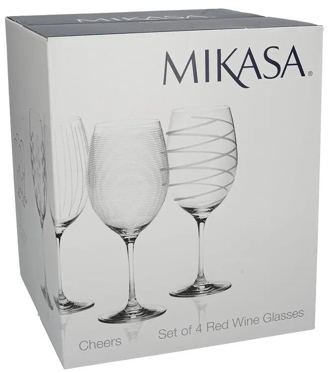 Zestaw 4 kieliszków do wina Mikasa Cheers, 685 ml