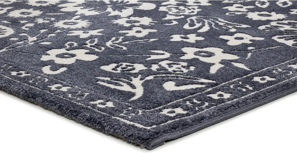 Ciemnoniebieski dywan 133x190 cm Amara – Universal