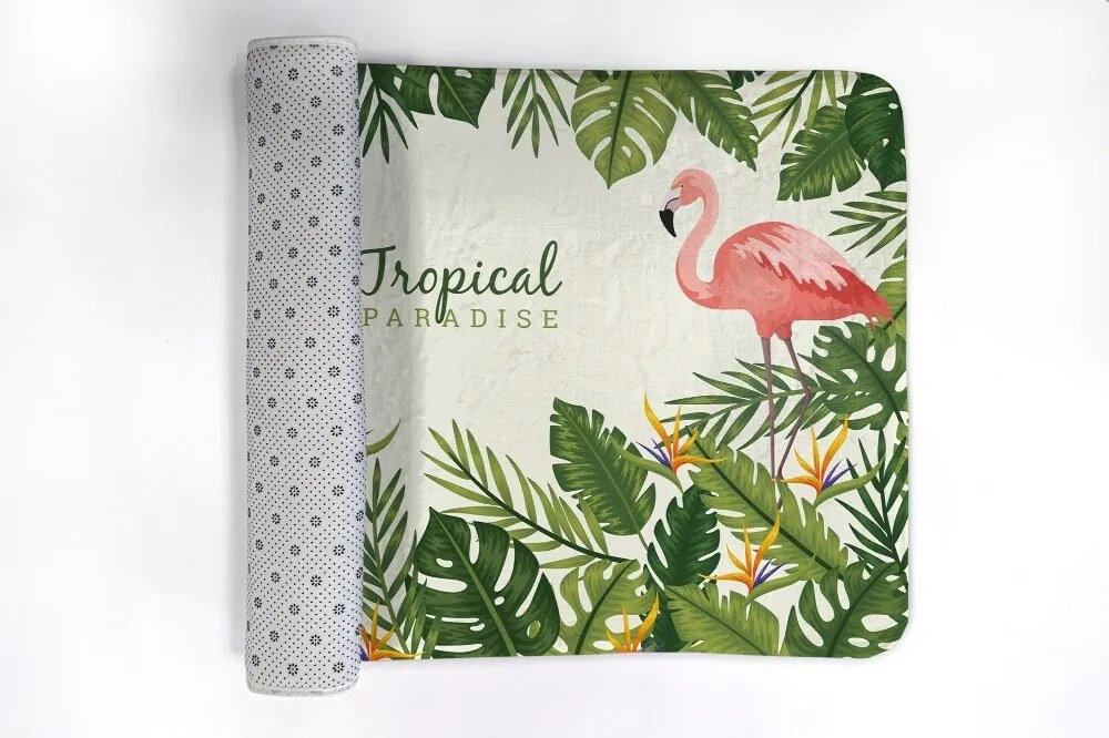 Dywanik do łazienki Dywanik do łazienki Ptaki Flamingi