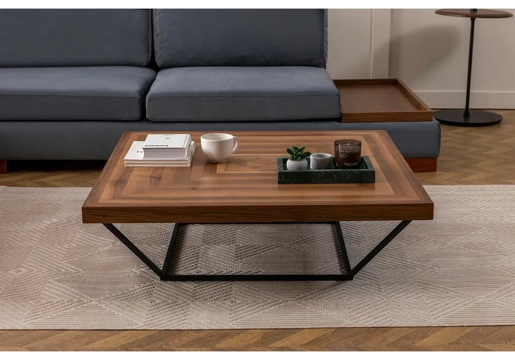 Stolik konferencyjny Cora Walnut