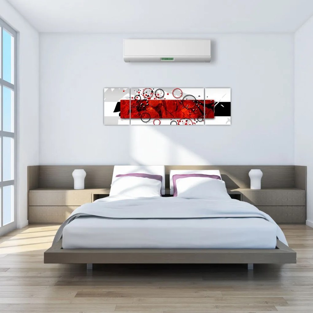 Obraz abstrakcji (170x50 cm)
