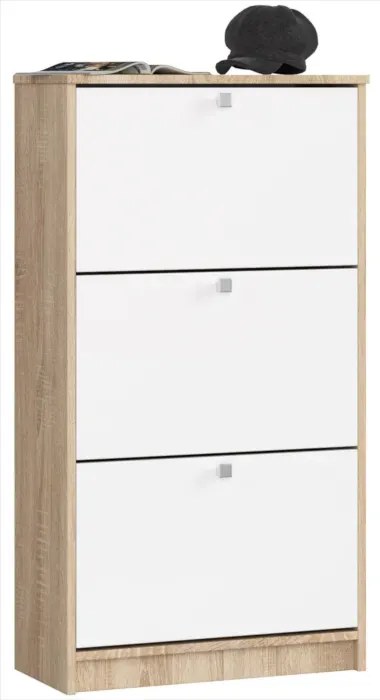 Szafka na buty w kolorze dąb sonoma/biały Z2-Z50