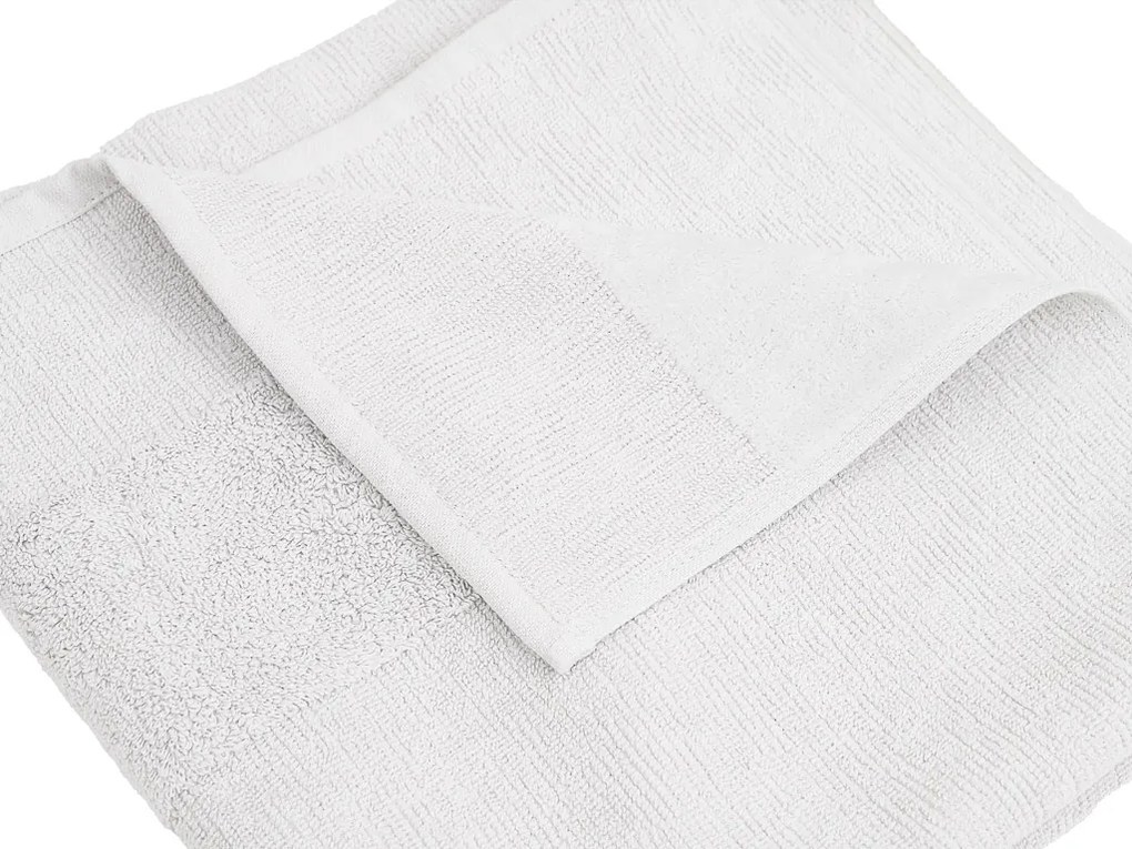 Zestaw ręczników CARRARA 1 szt. 60x100 cm i 1 szt. 40x55 cm 100% bawełna, biały
