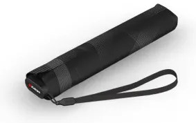 KNIRPS US.050 VISION BLACK - lekki damski parasol składany na płasko
