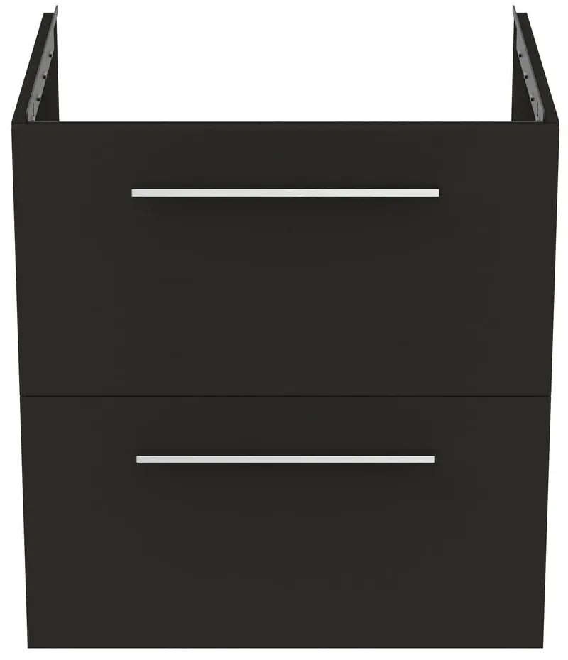 Antracytowa wisząca szafka pod umywalkę 60x63 cm i.Life B – Ideal Standard