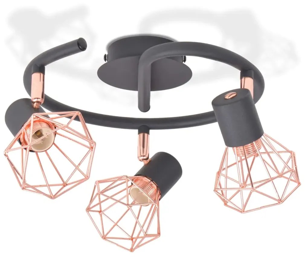 Okrągła lampa sufitowa w stylu loftowym - EX29 G9-C14