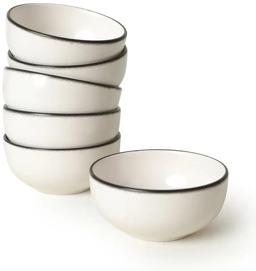 Białe ceramiczne miski zestaw 6 szt. – Hermia