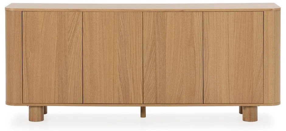 Komoda w dekorze dębu w naturalnym kolorze 180x75x40 cm Padoc – MOME