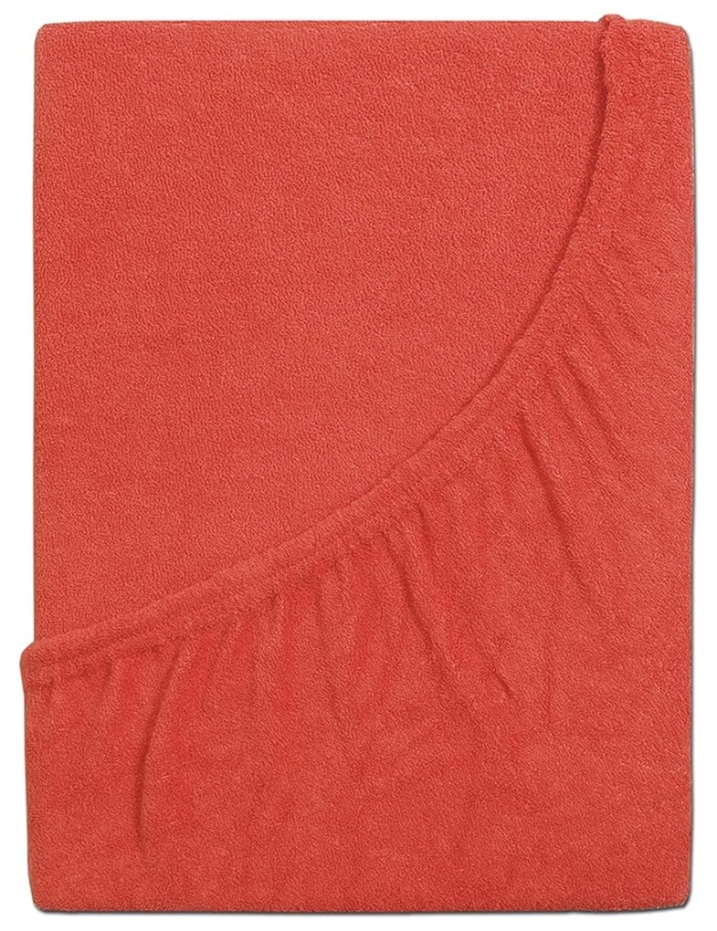 4Home prześcieradło frotte Ideal strawberry, 90 x200 cm, 90 x 200 cm