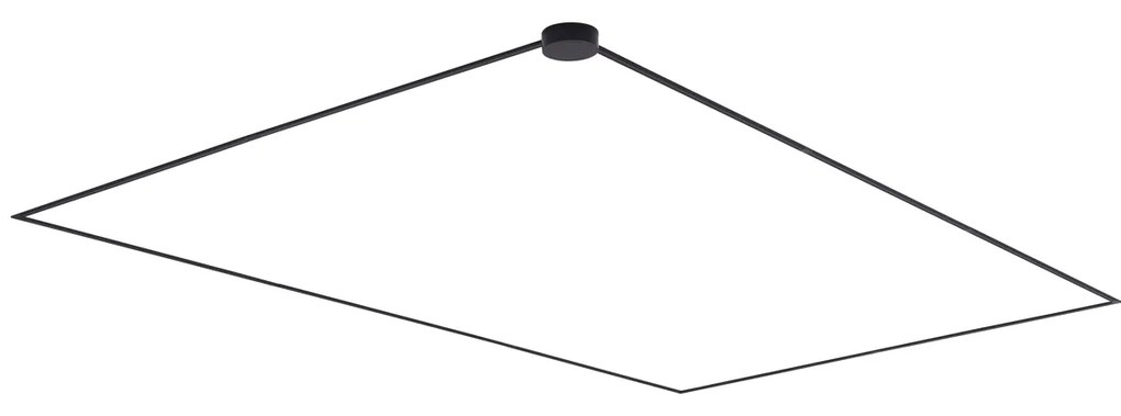 Nowoczesny system oświetlenia szynowego, czarny, jednofazowy, 1000 cm, z okrągłym zasilaczem - Magnetic