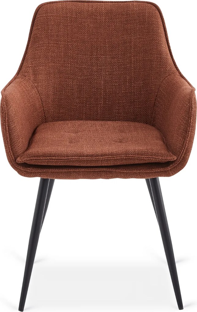 Krzesło Tapicerowane do Jadalni EDRICK Rude Nowoczesne Loft