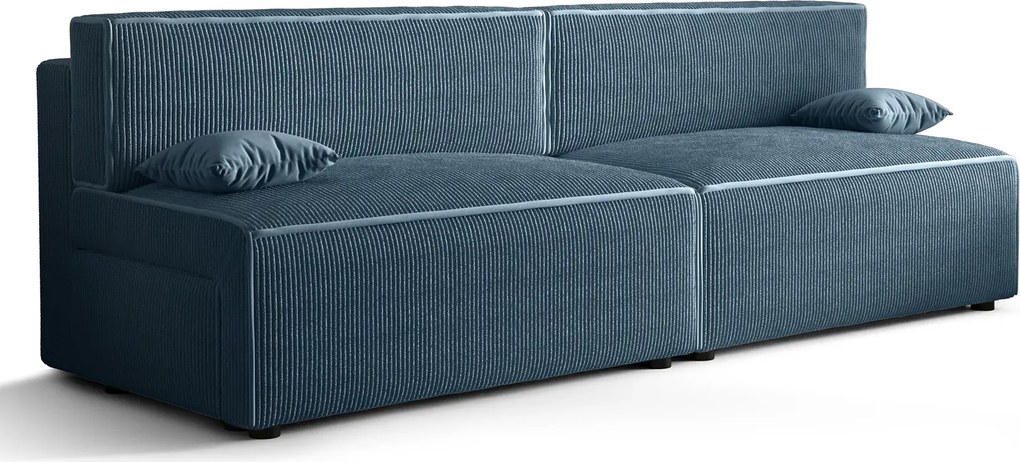 Niebieska rozkładana sofa D7-C59