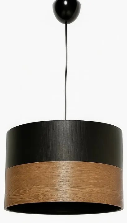 Lampa wisząca TM122 czarna, brązowa