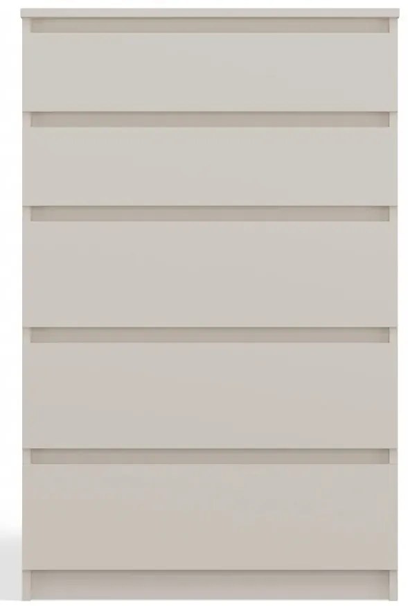 Minimalistyczna Komoda Z 5 Szufladami Kaszmir T1-M68