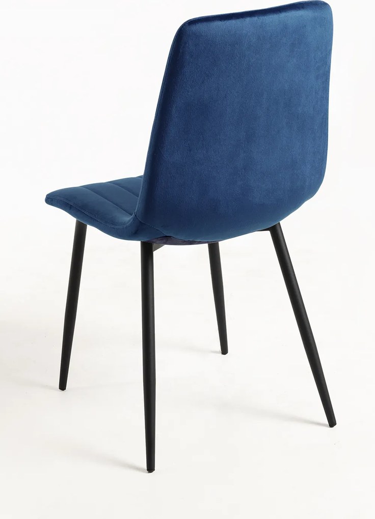 Zestaw 4 Krzese Liny Aksamitne