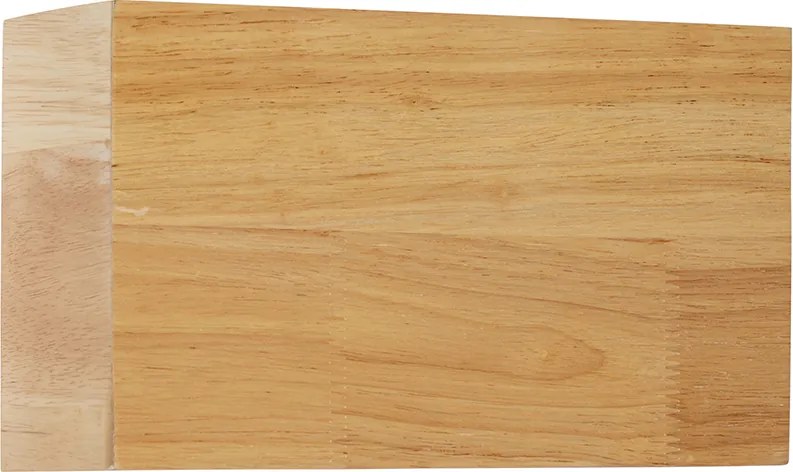 Rustykalna lampa ścienna z drewna dębowego - Otan