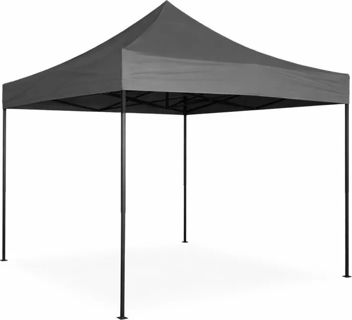 Pawilon ogrodowy, eventowy FG4, 3x3 m automatyczny - namiot z regulacją wysokości, szary