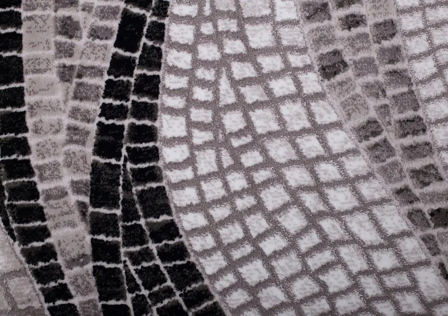 Dywan Toscana Fale szary 80 cm x 150 cm