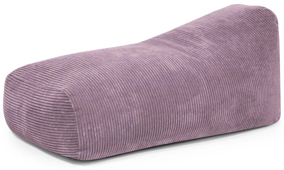Fioletowy sztruksowy worek do siedzenia Snug 130 – SLOWDOWN