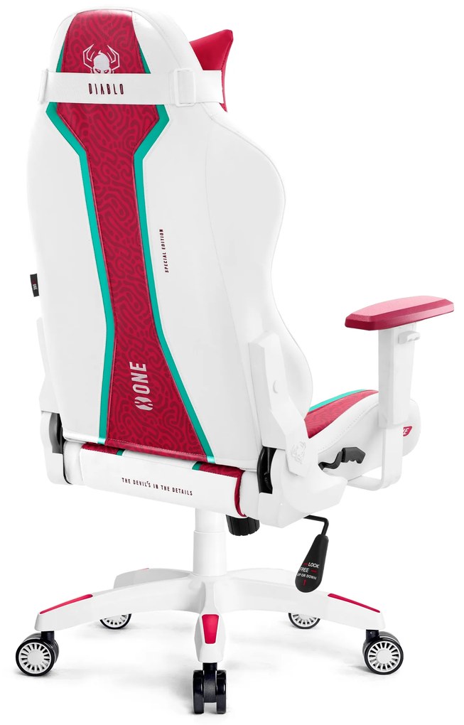 Fotel gamingowy Diablo X-One 2.0 Normal Size, Candy Rose