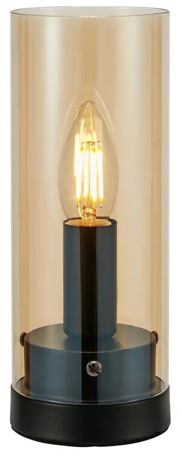 Pomarańczowa lampa stołowa z szklanym kloszem (wys. 23 cm) Post – Markslöjd