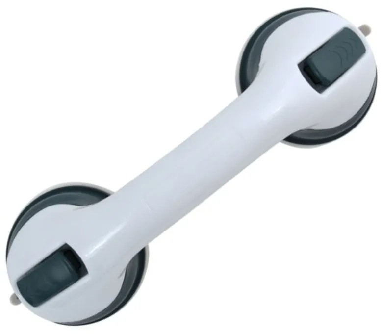 Spirella Uchwyt do łazienki z przyssawkami SAFE, biały, 29 cm