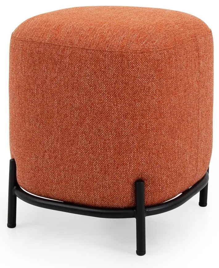 Koralowy puf Tenzo Harry, ø 42 cm