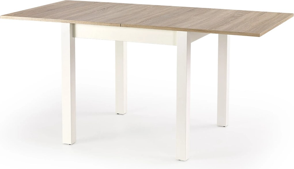 Rozkładany stół Gracjan z białymi nogami