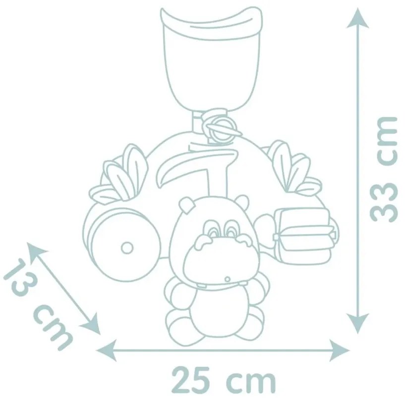 Smoby little zabawka motoryczna dla dzieci hipopotam do kąpieli