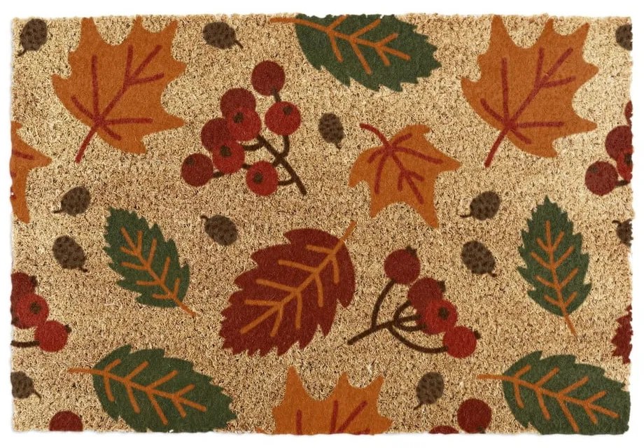 Wycieraczka z włókna kokosowego 60x90 cm Autumn Leaves – Artsy Doormats