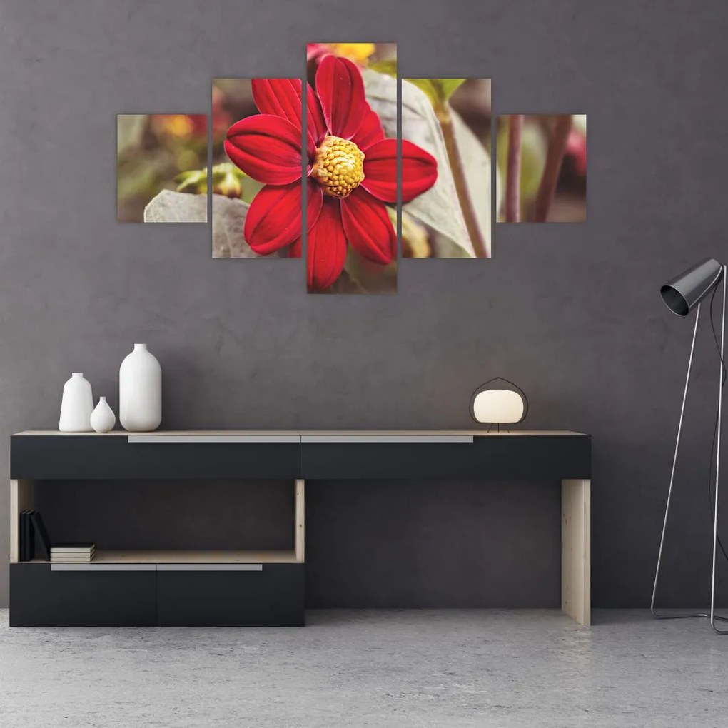 Obraz kwiatu (125x70 cm)