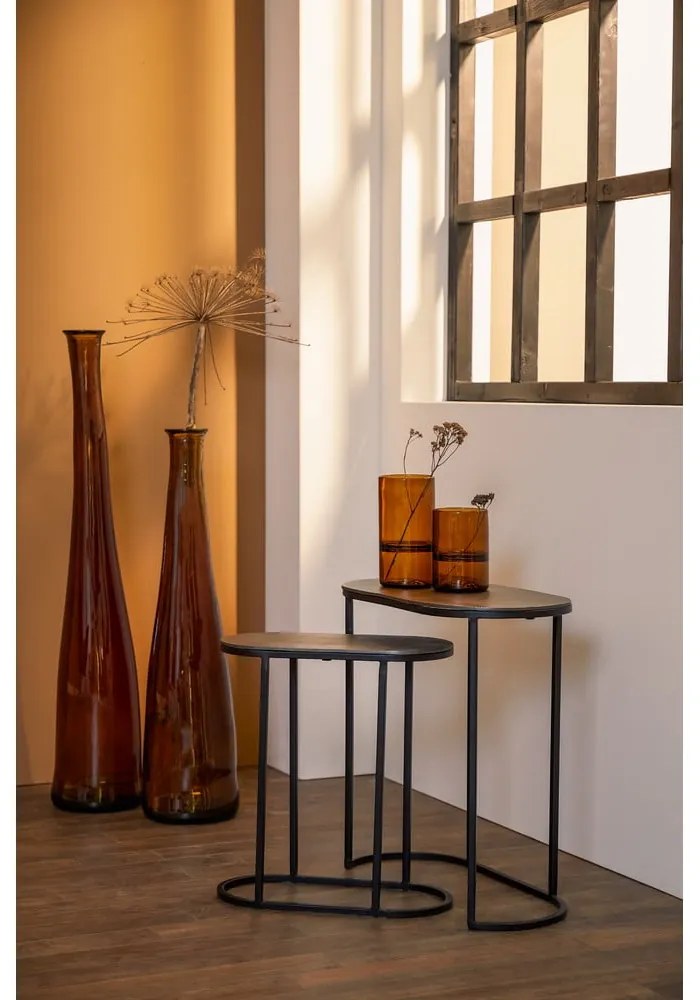 Metalowe stoliki zestaw 2 szt. 26x53 cm Bocov – Light &amp; Living