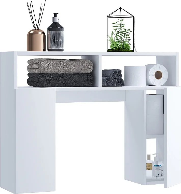 Półka ścienna Superbuilding WC Regał łazienkowy Tinoli S