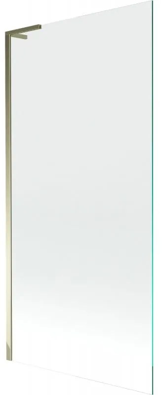 Mexen Next L parawan nawannowy 1-skrzydłowy 90 x 150 cm, transparent, złoty - 895-090-000-03-00-50