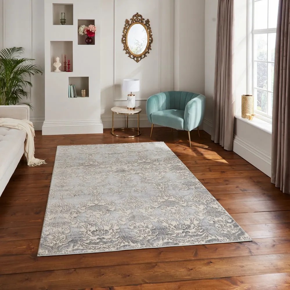 Szaro-kremowy dywan 160x235 cm Imperial Grey – Think Rugs