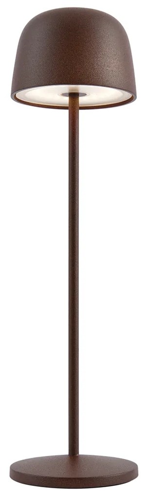 Zewnetrzna Lampa stołowa rdzawobrązowa z możliwością ładowania LED ze stacją ładującą IP65 - Raika Nowoczesny Oswietlenie zewnetrzne