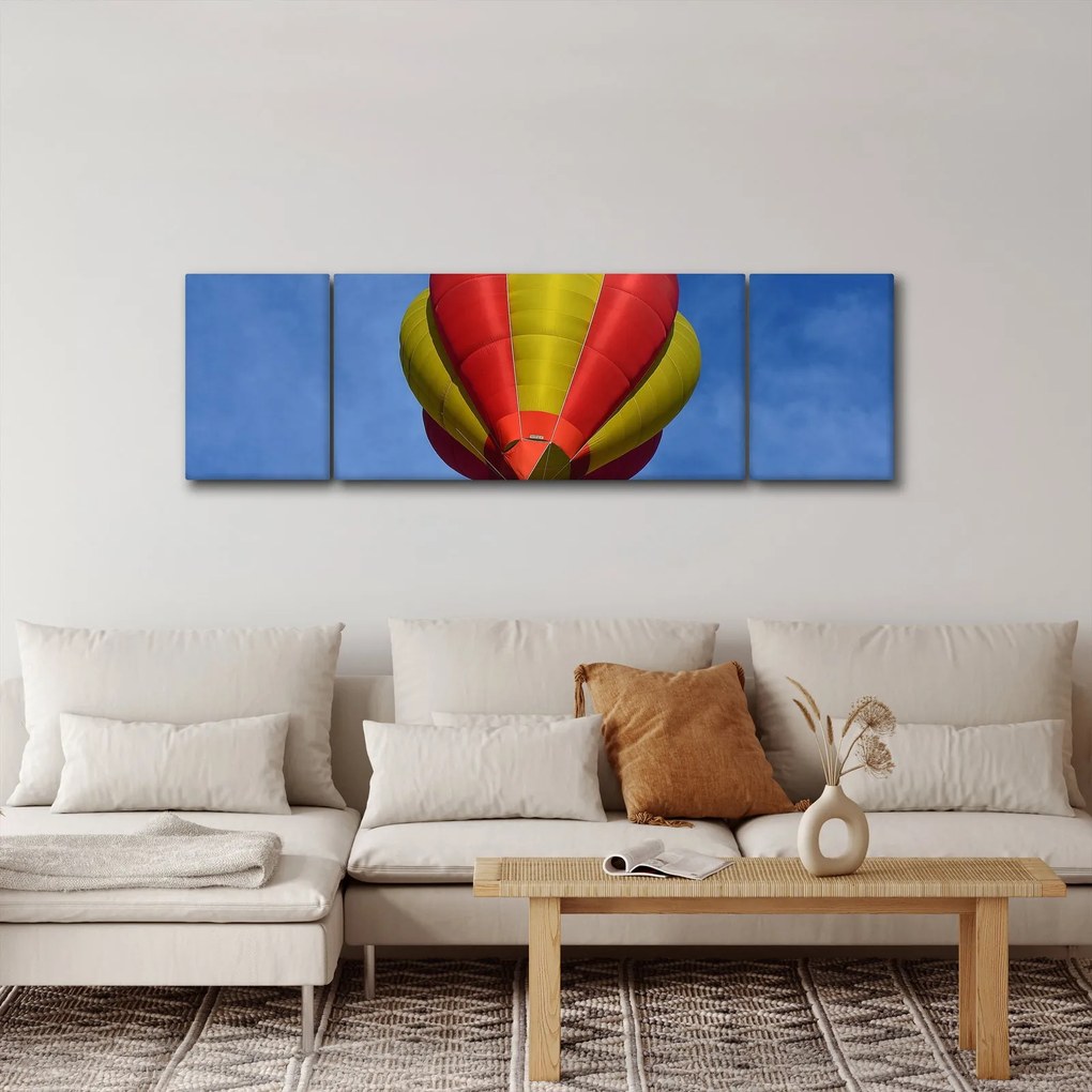 Obraz latającego balonu (170x50 cm)
