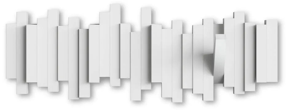 Biały plastikowy wieszak ścienny Sticks – Umbra