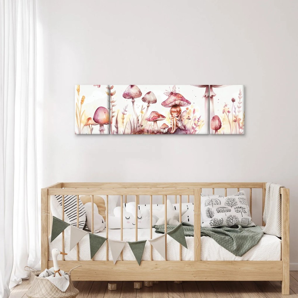 Obraz - Różowa wróżka (170x50 cm)