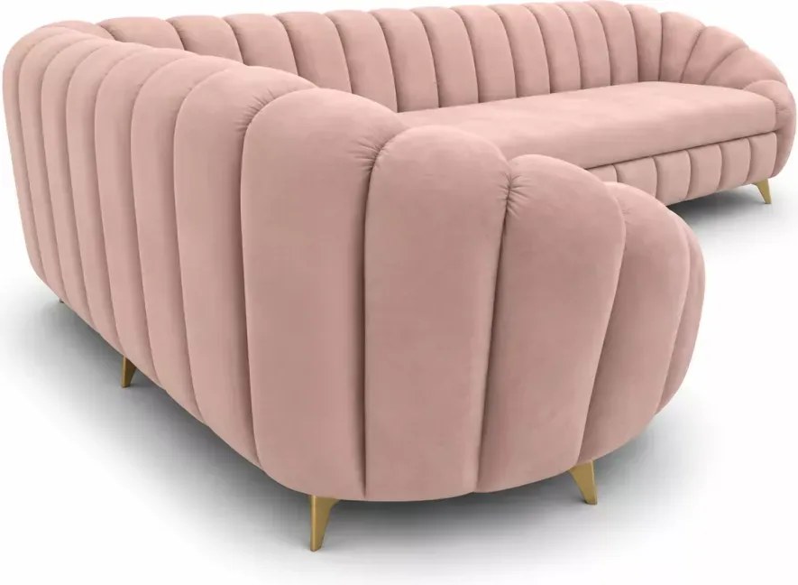 Narożnik Verno 310 × 210 cm, nowoczesny duży narożnik do salonu z przeszyciami