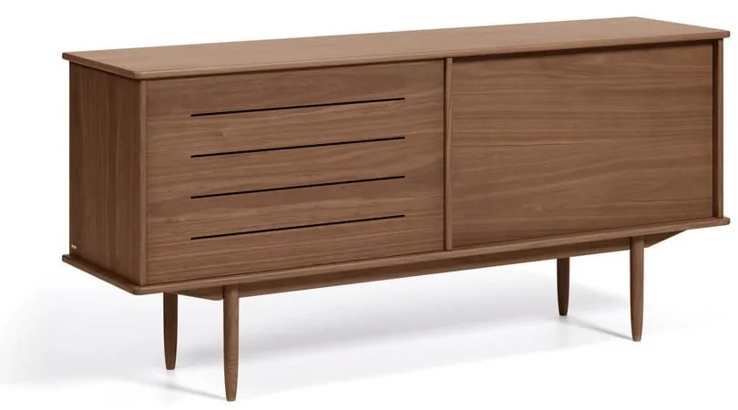 Komoda w dekorze drewna orzechowego Kave Home Carolin