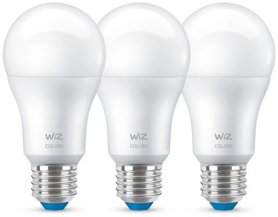 Inteligentne żarówki LED z gwintem E27 zestaw 3 szt., 9 W – WiZ