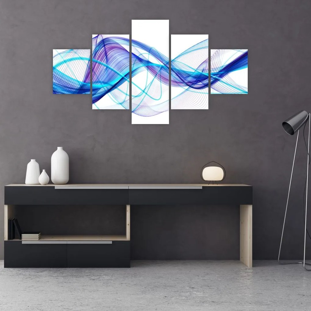 Obraz abstrakcji (125x70 cm)