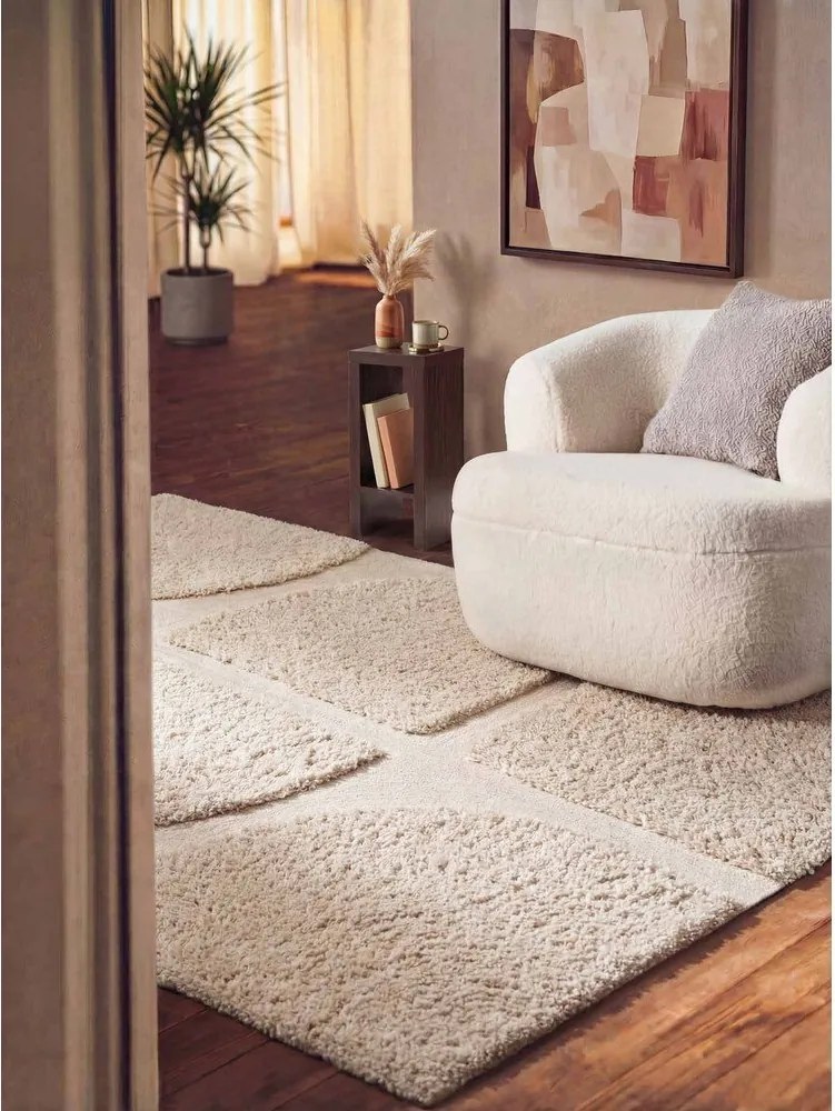 Kremowy dywan tkany ręcznie 120x180 cm Lambeth Jasper – Ted Baker