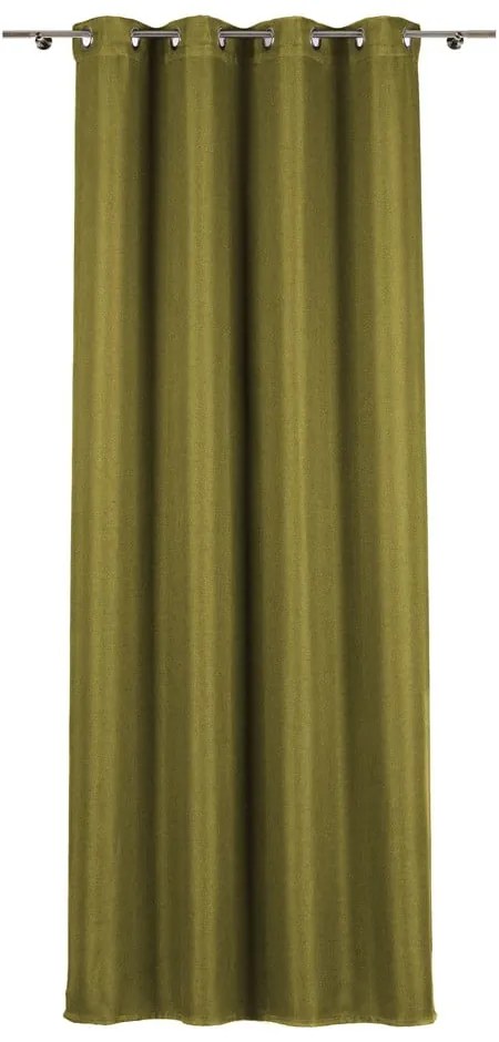 Zielona zasłona 140x260 cm Avalon – Mendola Fabrics