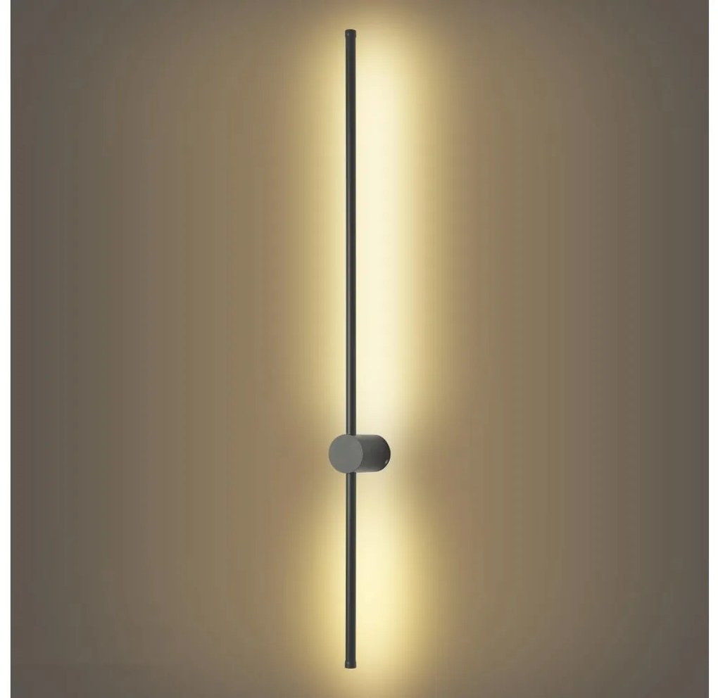 Brilagi - LED zewnętrzny kinkiet AURA LED/20W/230V 3000K IP54 antracyt