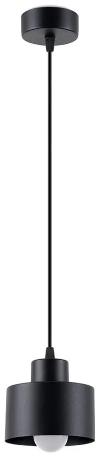 Czarna lampa wisząca ø 12 cm Alastro – Sollux