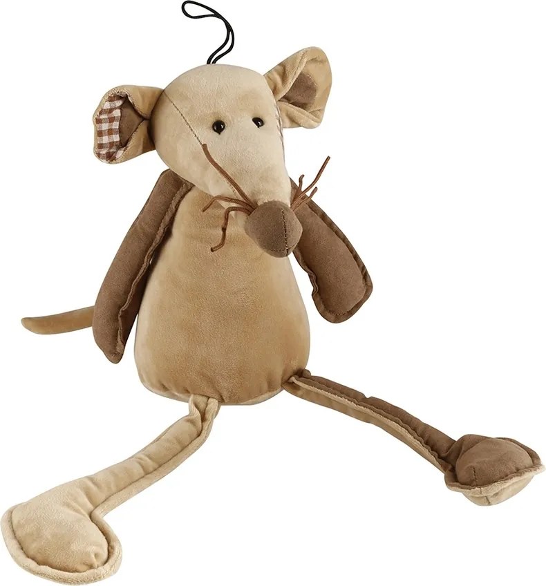 Pluszowa myszka Gábi 22 cm, brązowy