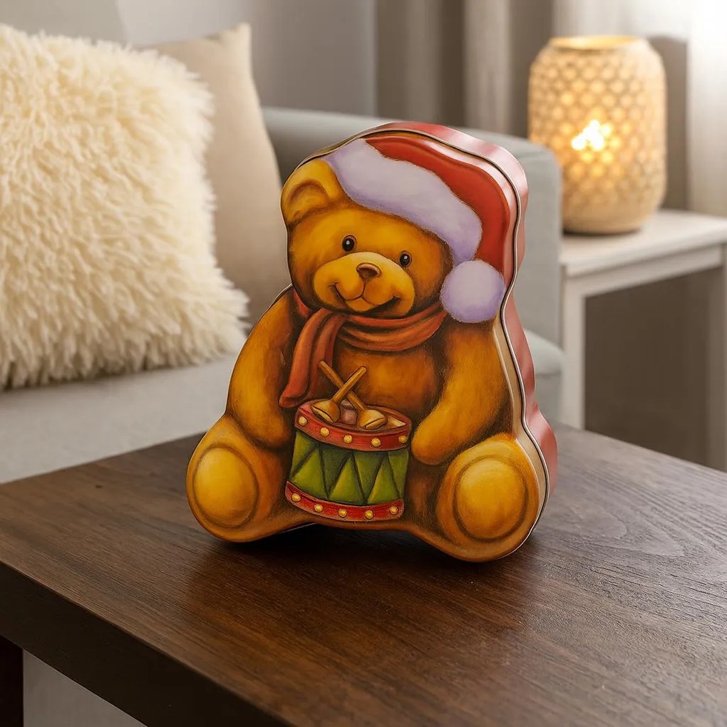 Puszka na ciastka VINTERA motyw świąteczny, Medvěd, 1,7 l