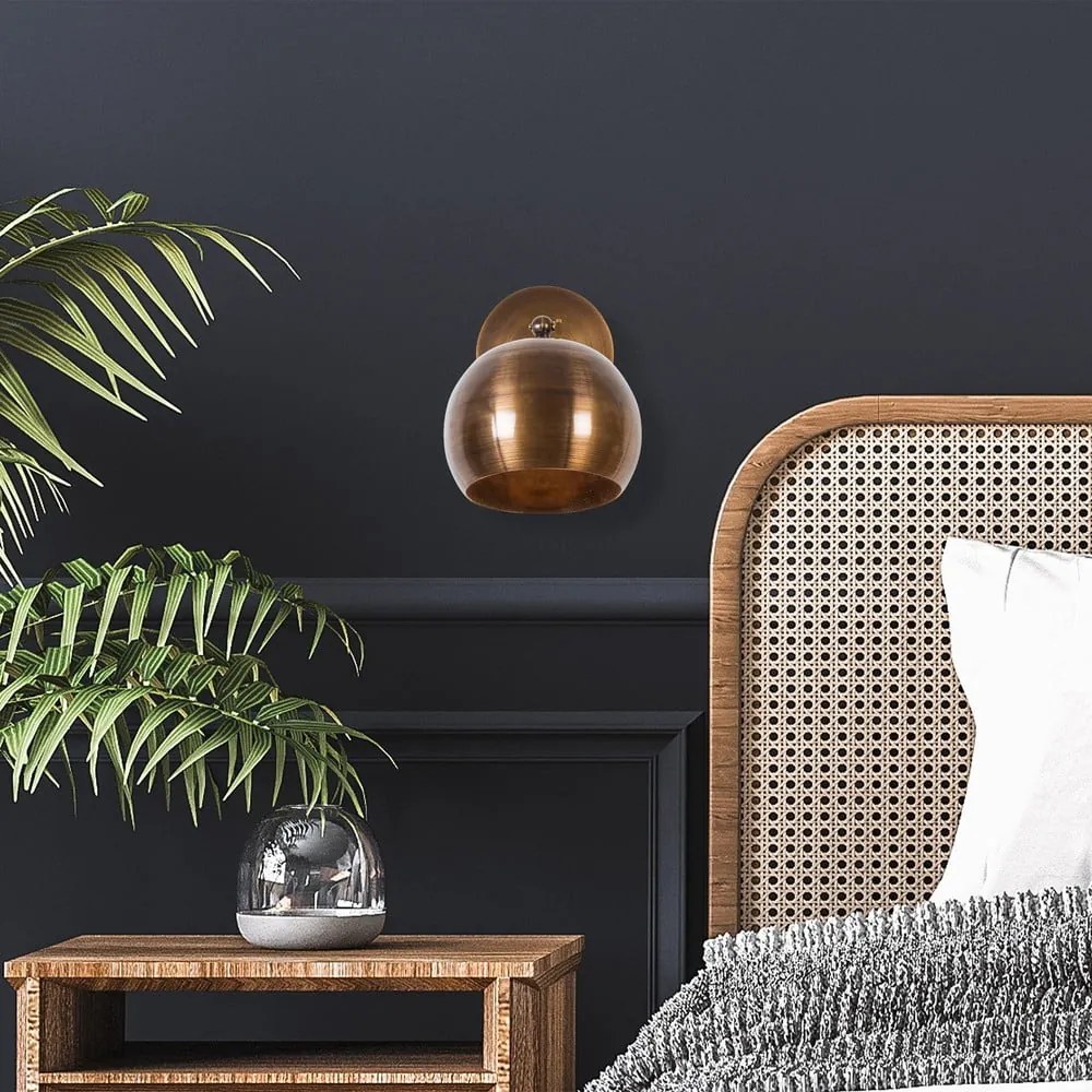 Kinkiet w kolorze brązu ø 15 cm Stiva – Opviq lights